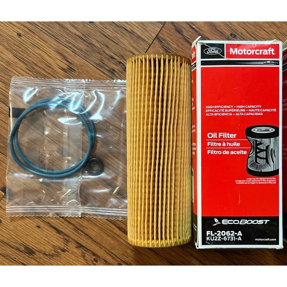2 - Motorcraft FL-2062-A EcoBoost Oil Filter KU2Z-6731-A Ford Genuine Parts